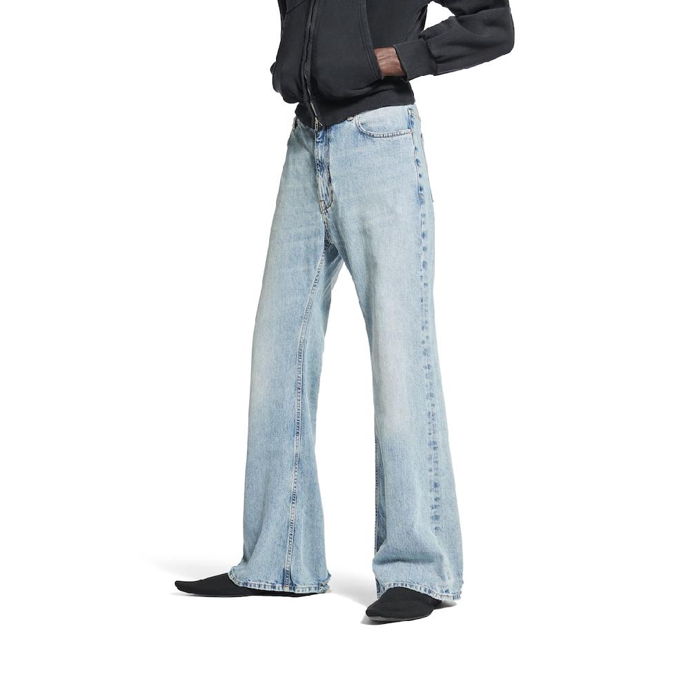 Balenciaga Pantalón Acampanado en Azul Claro Envío internacional gratuito