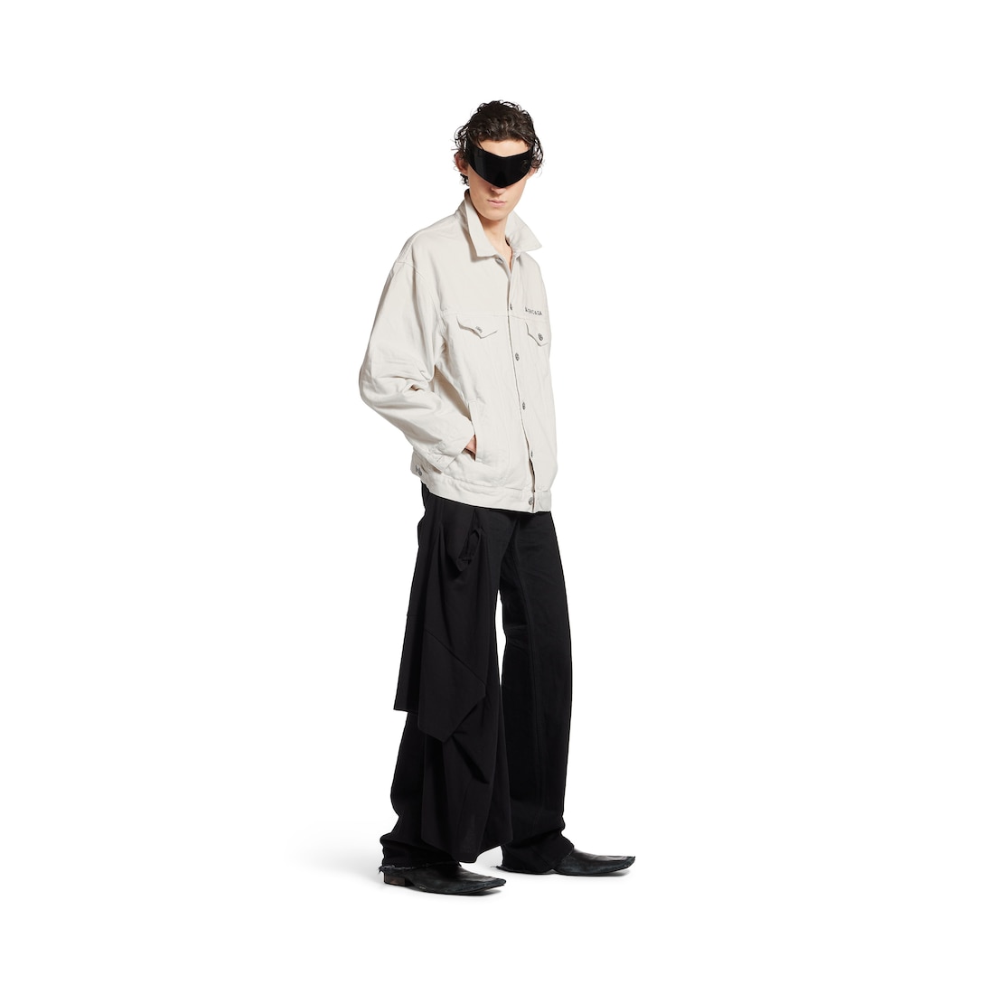 Balenciaga Chaqueta Vaquera Regular Fit en Blanco Ahorra y exporta