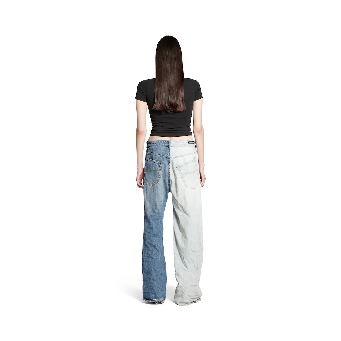 Balenciaga Camiseta Activewear Ajustada para Mujer en Negro Grandes ahorros