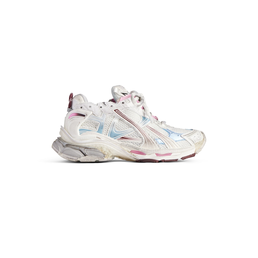 Balenciaga Zapatillas Runner Gradient para Mujer en Blanco/marrón/azul/rosa/gris