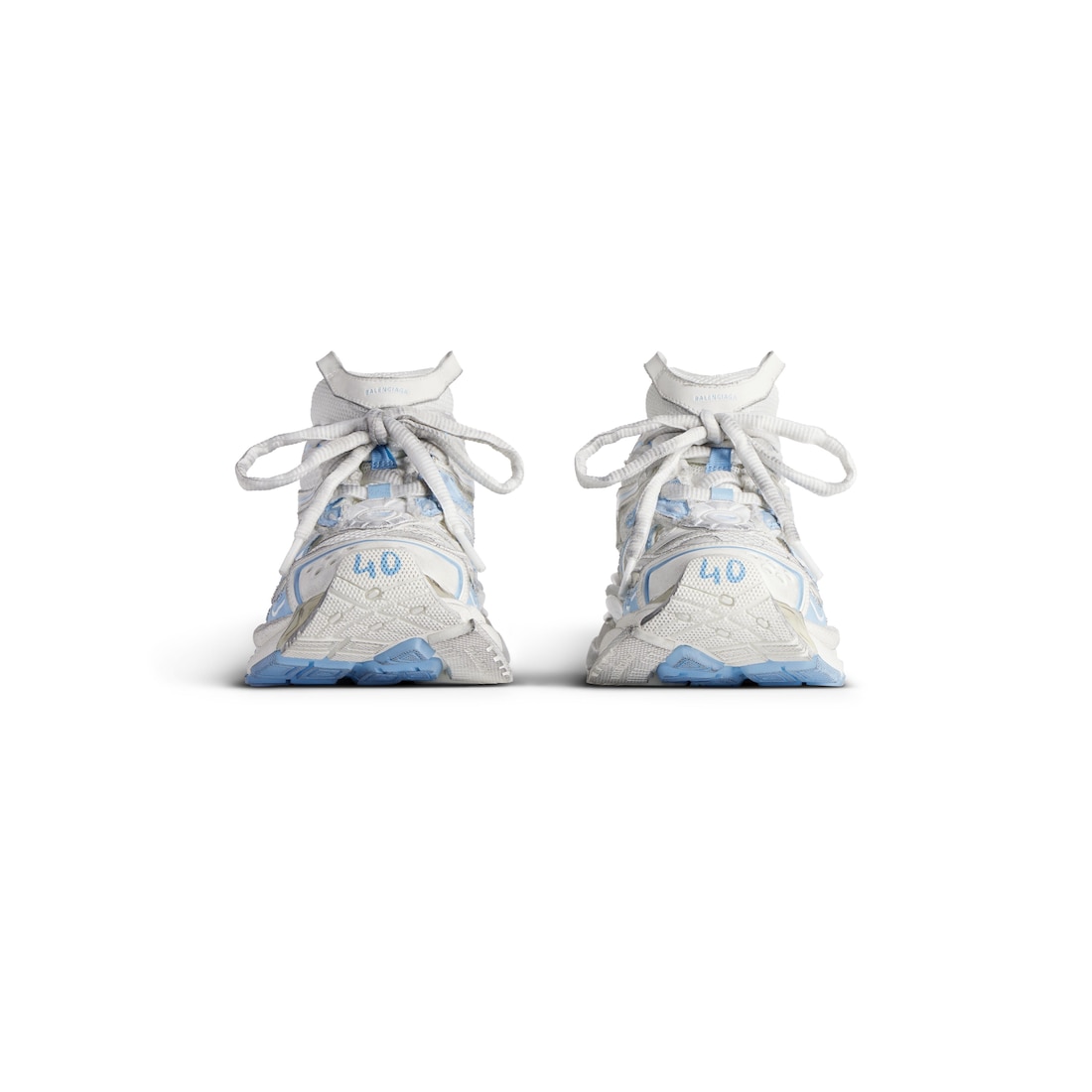 Balenciaga Zapatillas Runner 2.0 para Mujer en Blanco/azul Claro/gris 2025