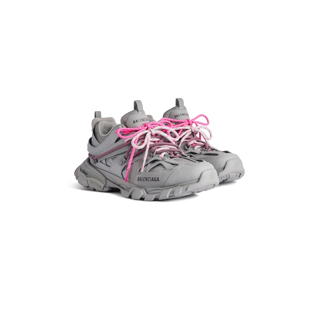 Balenciaga Zapatillas Track Trail Laces para Mujer en Gris/rosa Outlet