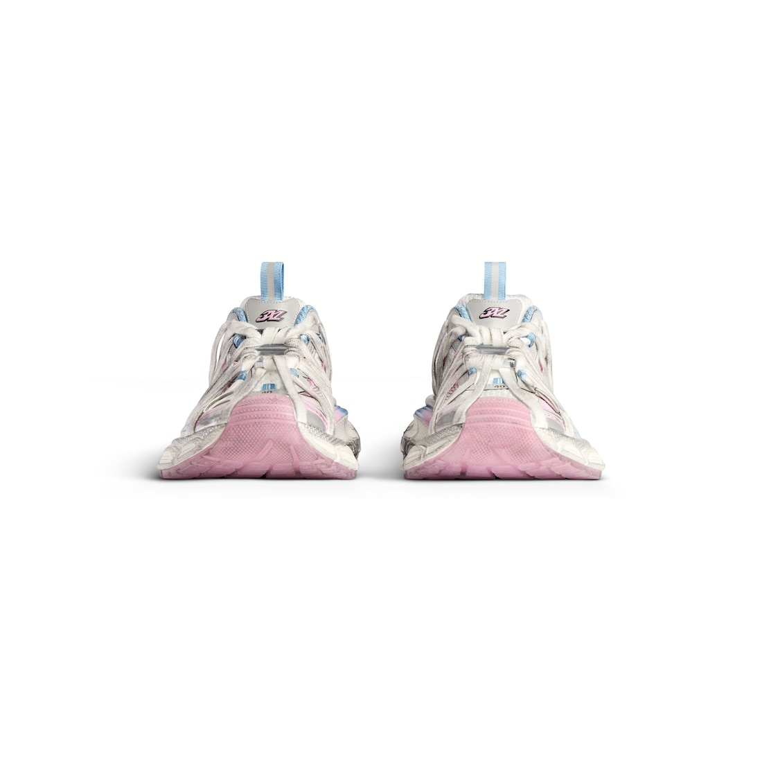 Balenciaga Zapatillas 3xl Extreme Laces B para Mujer en Blanco/gris/azul/rosa Outlet online