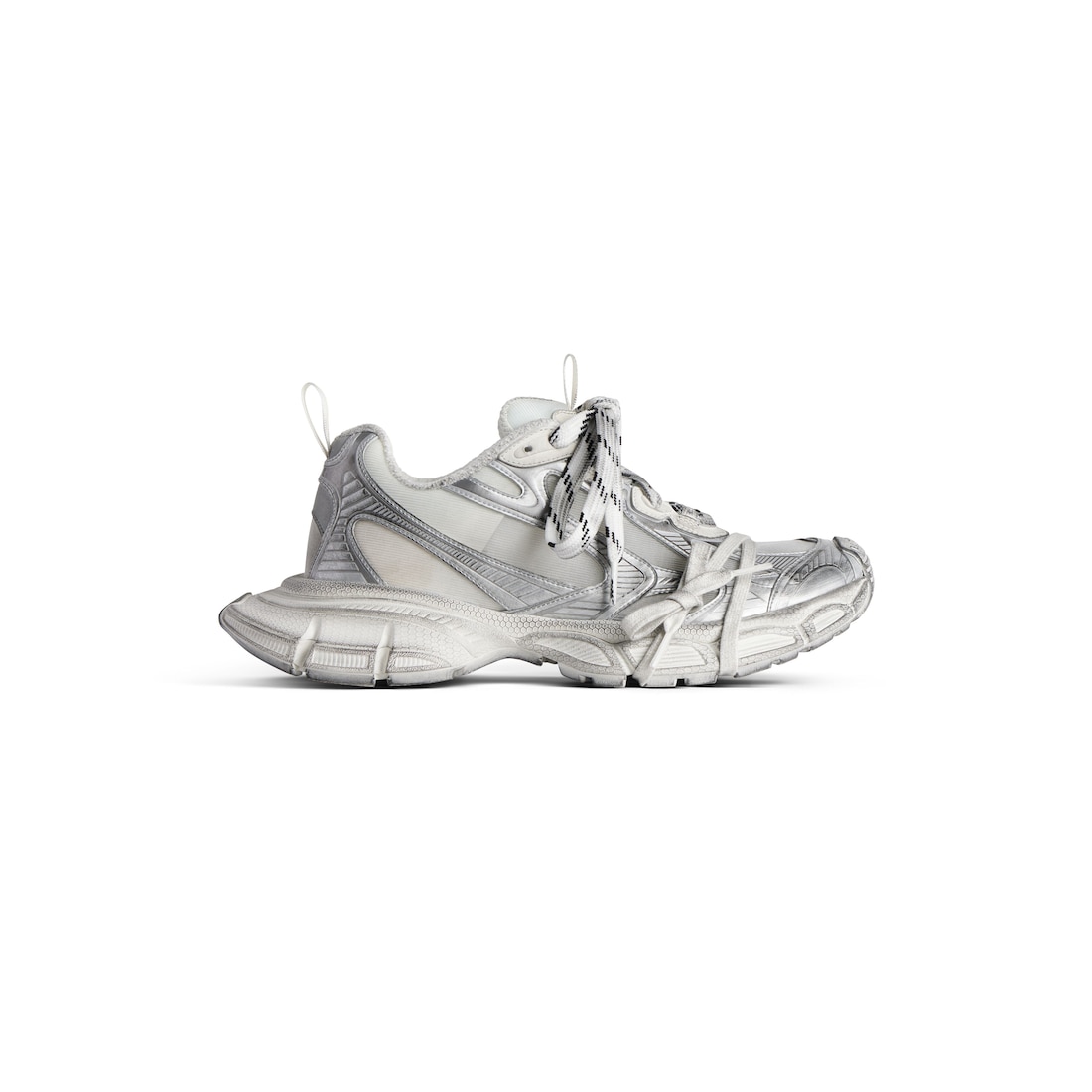 Balenciaga Zapatillas 3xl Summer Mesh para Mujer en Blanco/plateado
