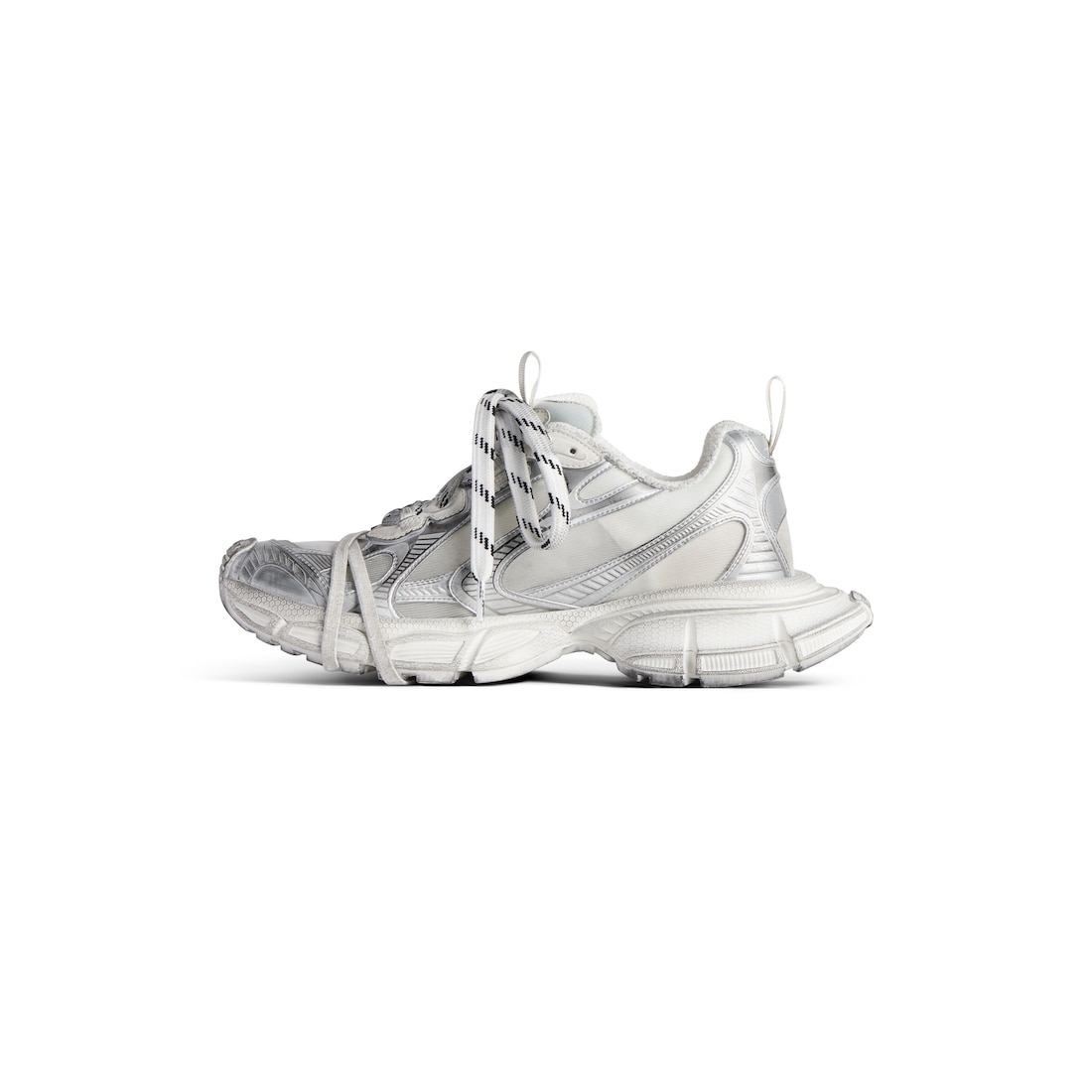 Balenciaga Zapatillas 3xl Summer Mesh para Mujer en Blanco/plateado Venta caliente