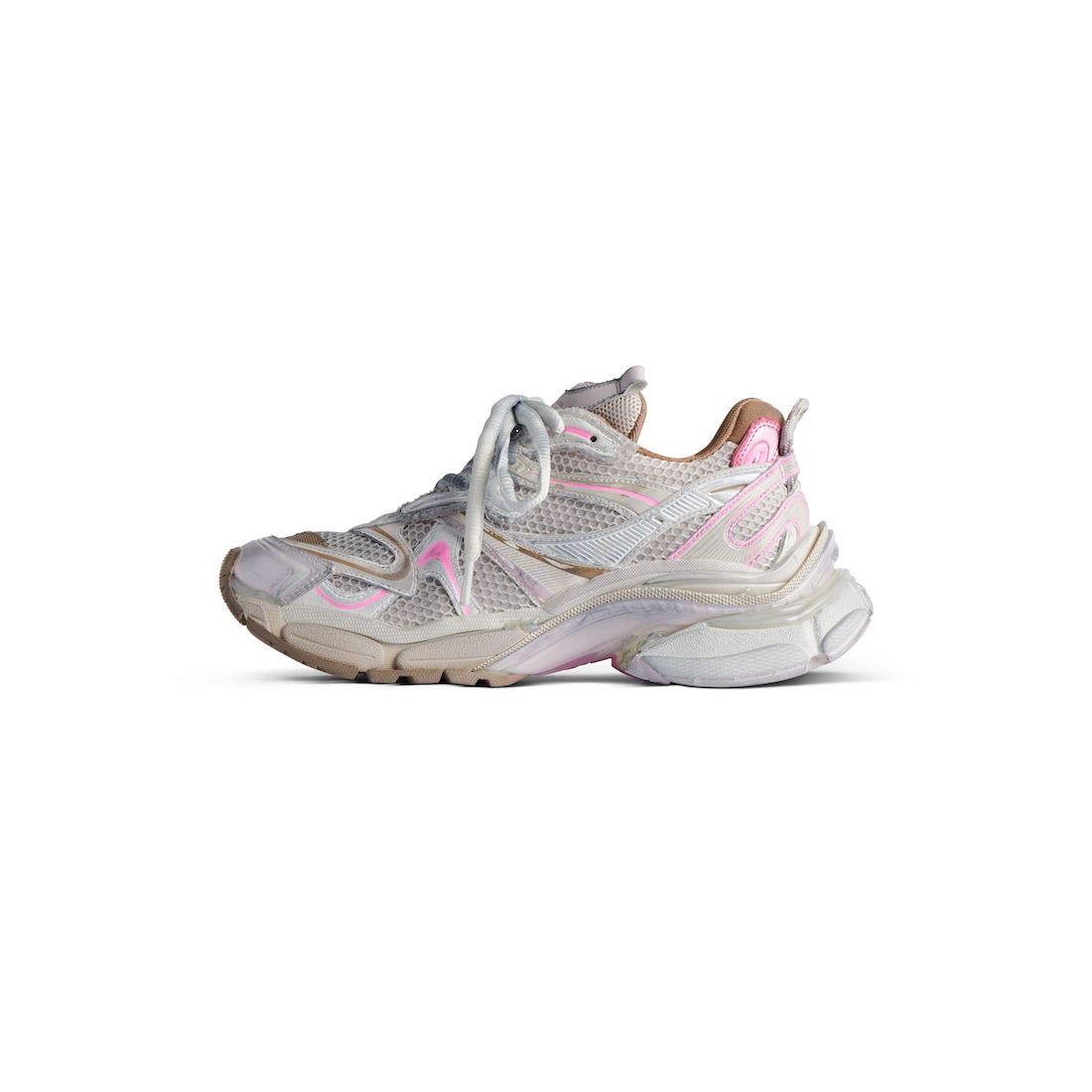 Balenciaga Zapatillas Runner 2.0 para Mujer en Taupe/rosa Gran oferta