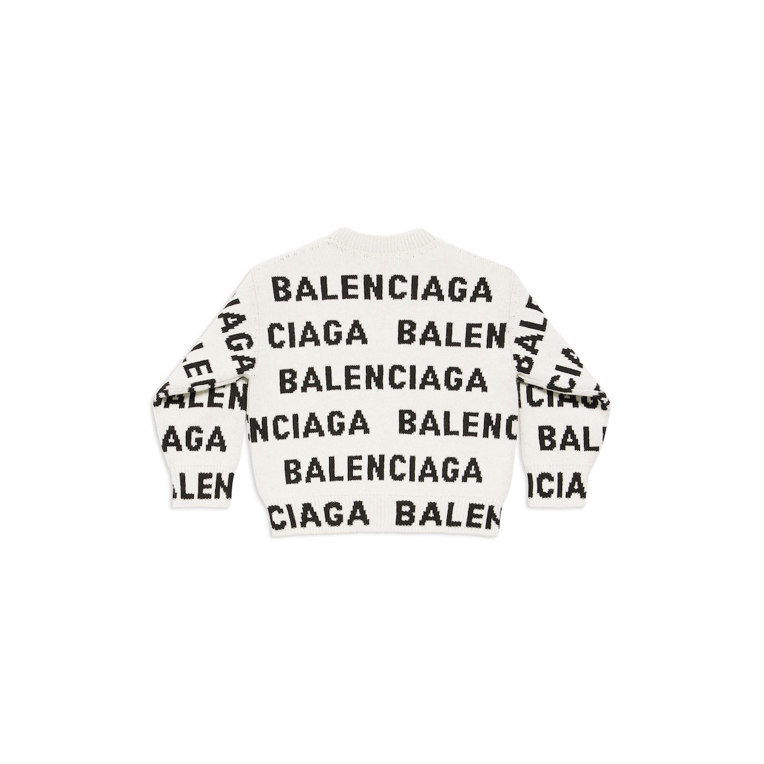 Balenciaga Niños - Jersey Bal Horizontal Allover en Blanco/negro Ventas relámpago
