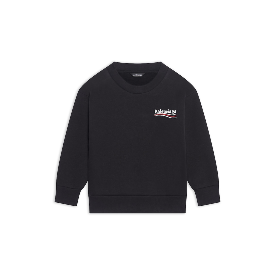 Balenciaga Niños - Sudadera Political Campaign en Negro
