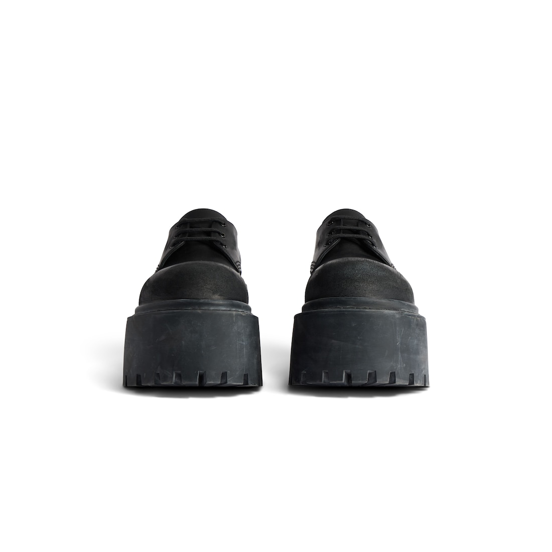 Balenciaga Derby Con Plataforma Strike para Mujer en Negro Últimos 2 días