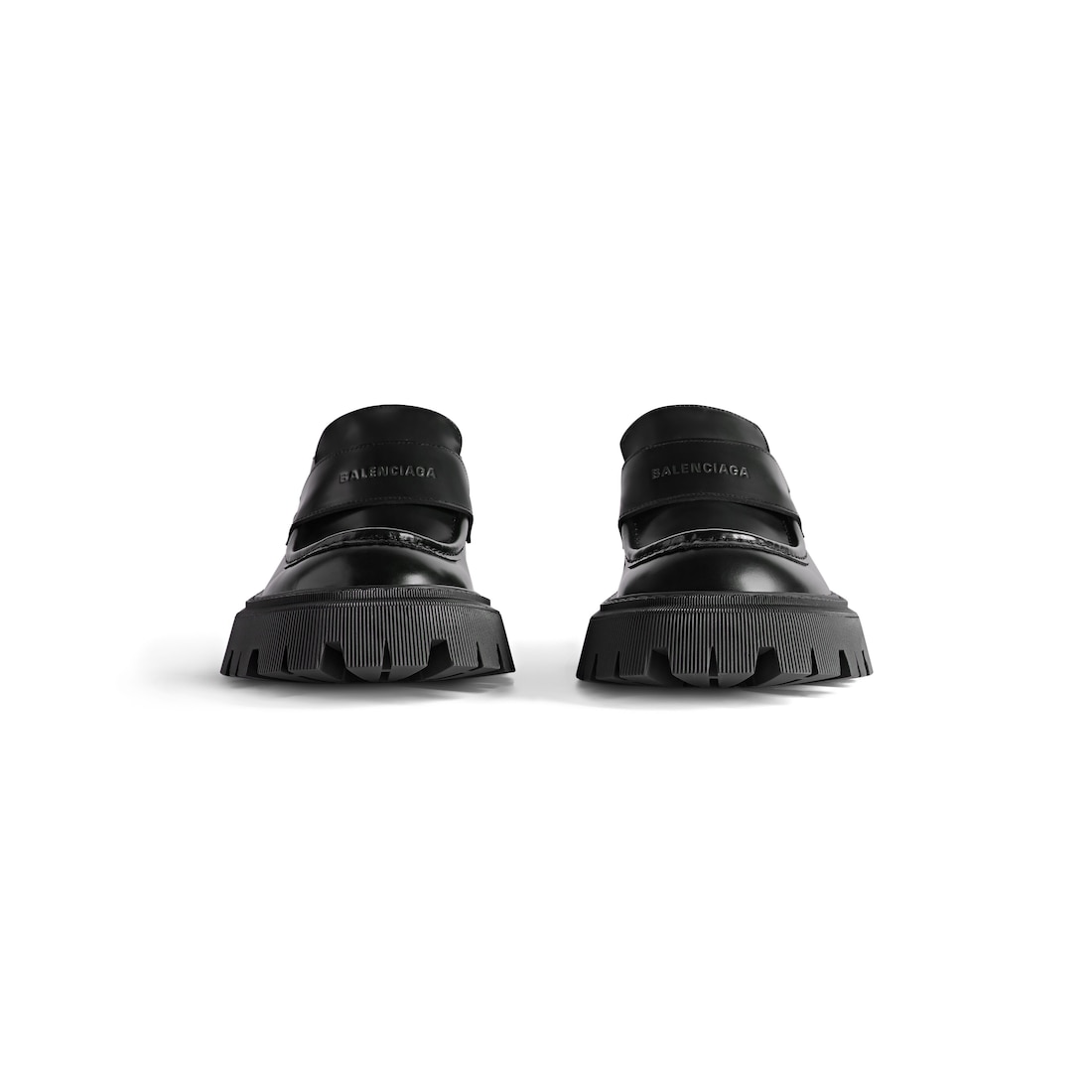 Balenciaga Mocasín Tractor para Mujer en Negro Último día