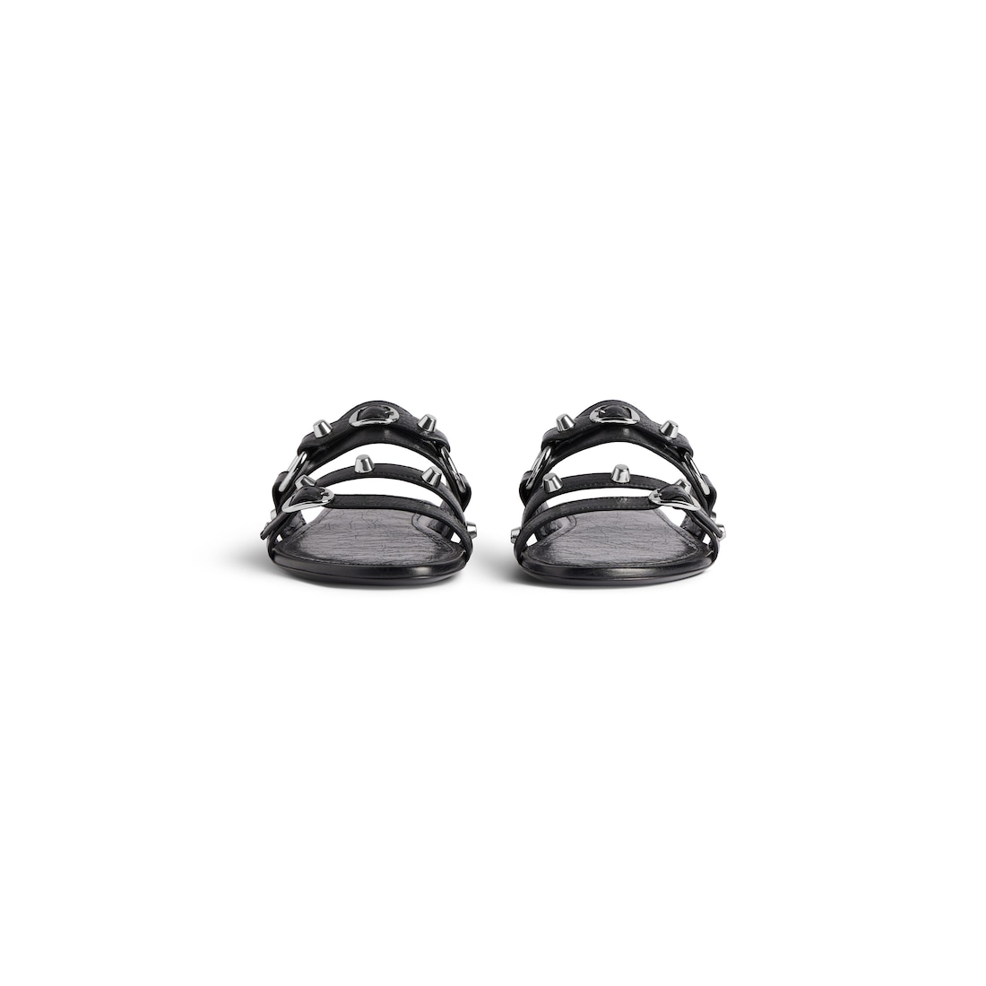 Balenciaga Mule Plana City para Mujer en Negro Superdescuento