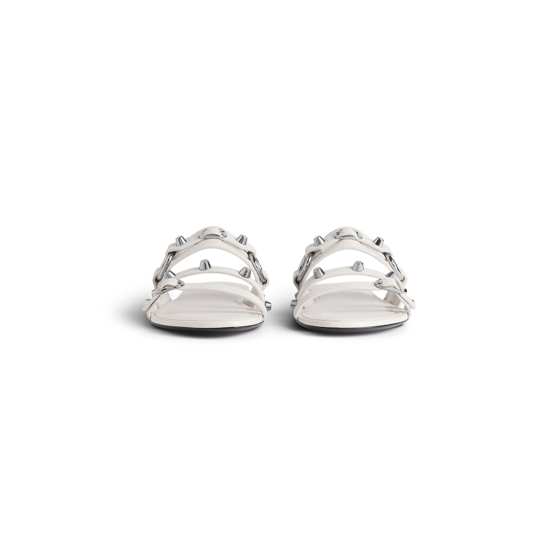 Balenciaga Mule Plana City para Mujer en Blanco Grandes descuentos