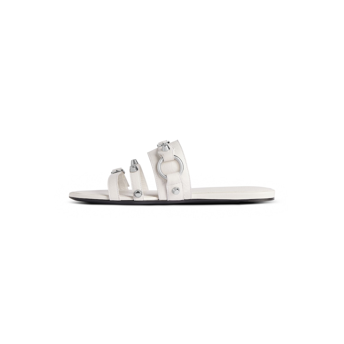 Balenciaga Mule Plana City para Mujer en Blanco Grandes descuentos