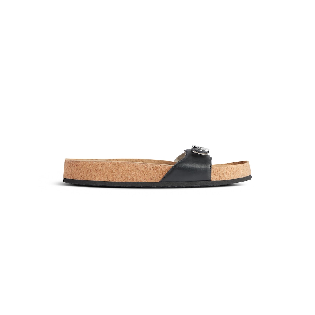 Balenciaga Sandalia Plana Balenciaga I Scholl para Mujer en Negro