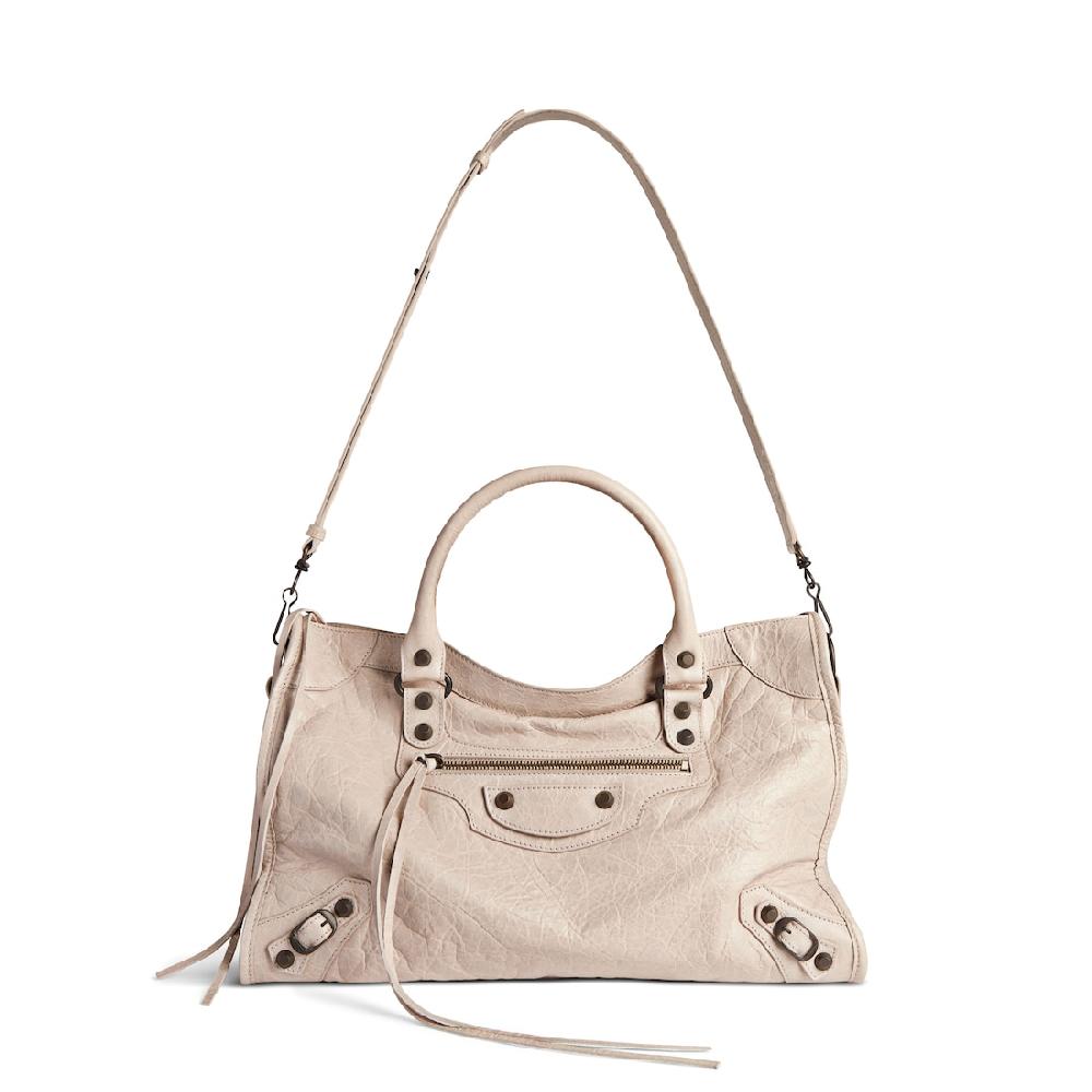Balenciaga Bolso Le City Mediano para Mujer en Almendra Tienda de fábrica
