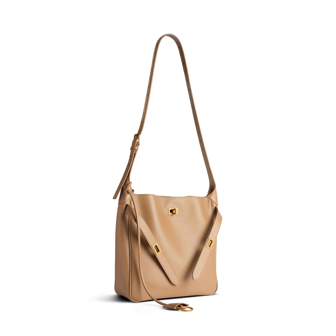 Balenciaga Bolso Hobo Bel Air Pequeño para Mujer en Café Con Leche Última moda