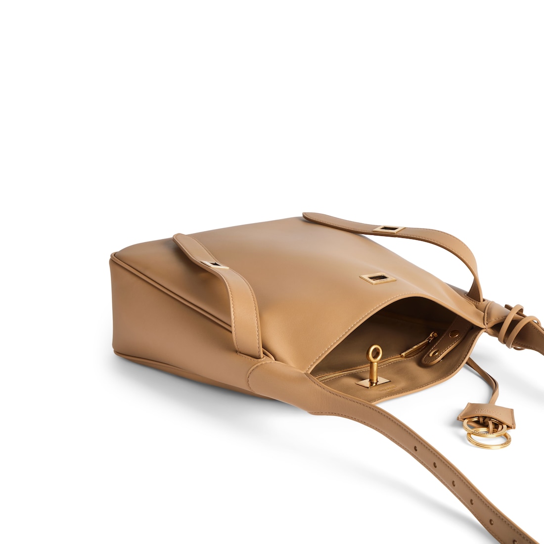 Balenciaga Bolso Hobo Bel Air Pequeño para Mujer en Café Con Leche Última moda