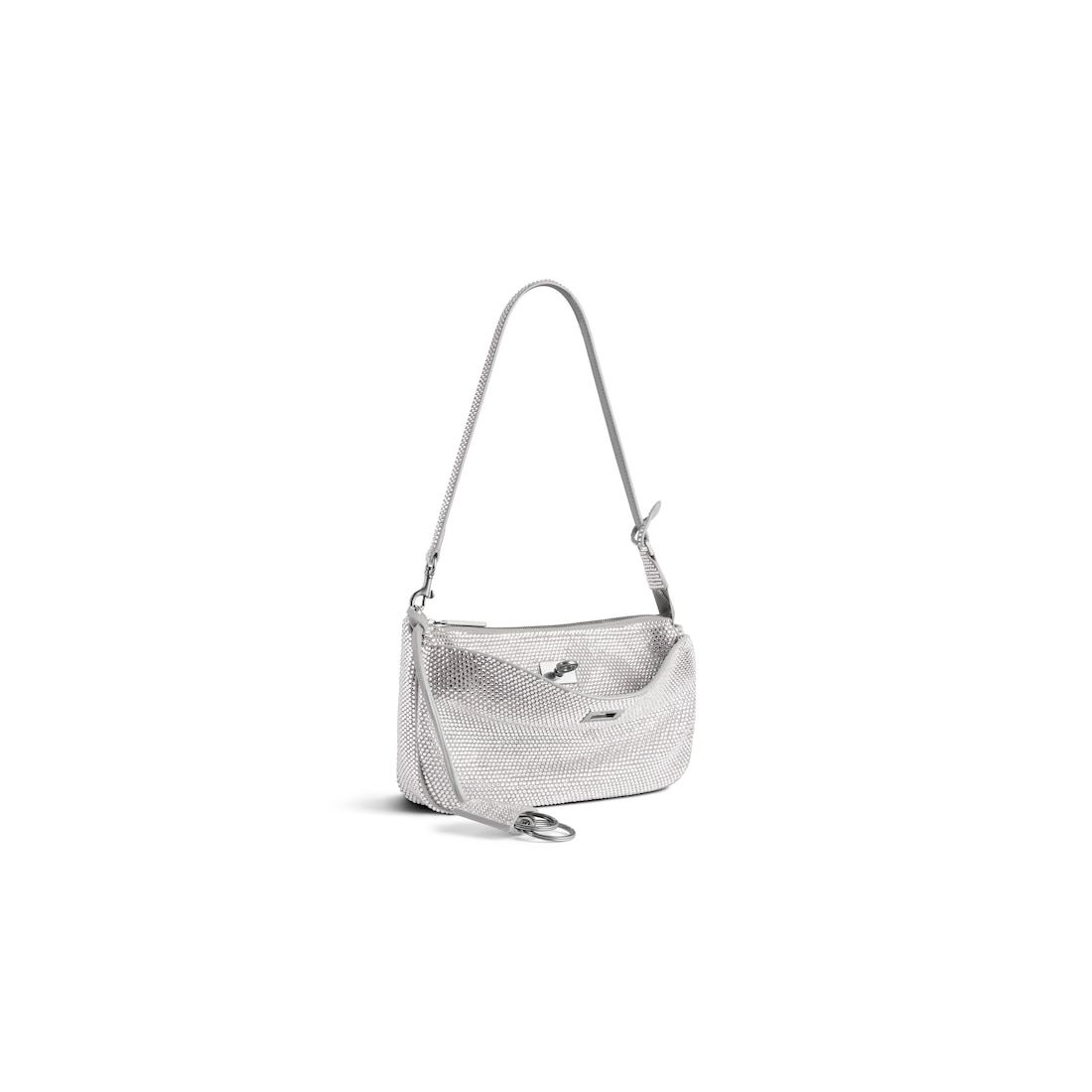 Balenciaga Pochette Sling Rodeo para Mujer en Gris Humo Ofertas especiales