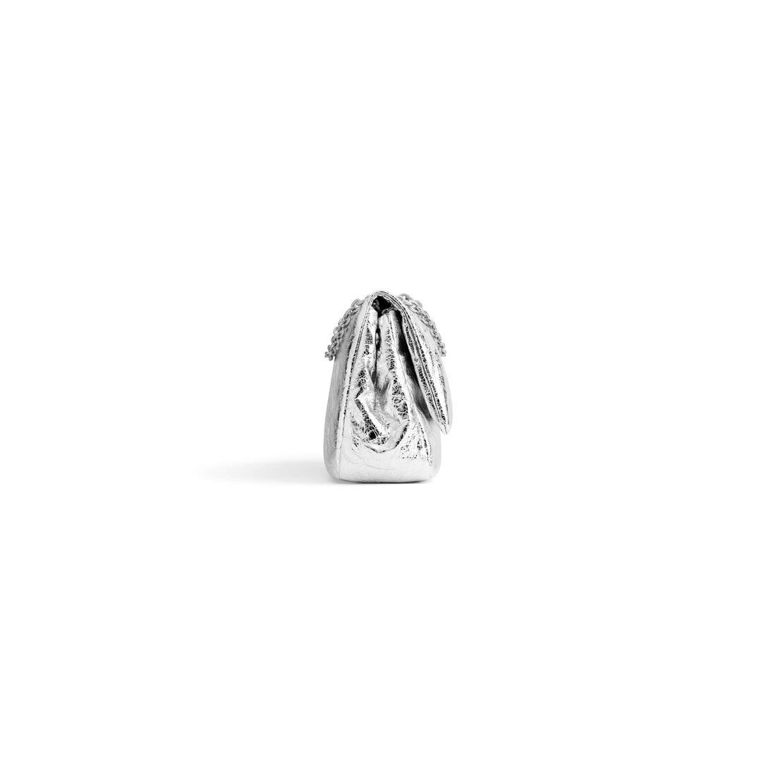 Balenciaga Minibolso Monaco Metalizado para Mujer en Plateado Rebajas de fin de temporada
