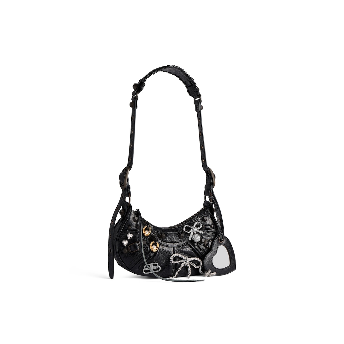 Balenciaga Bolso De Hombro Le Cagole Xs Con Pines para Mujer en Negro 2025
