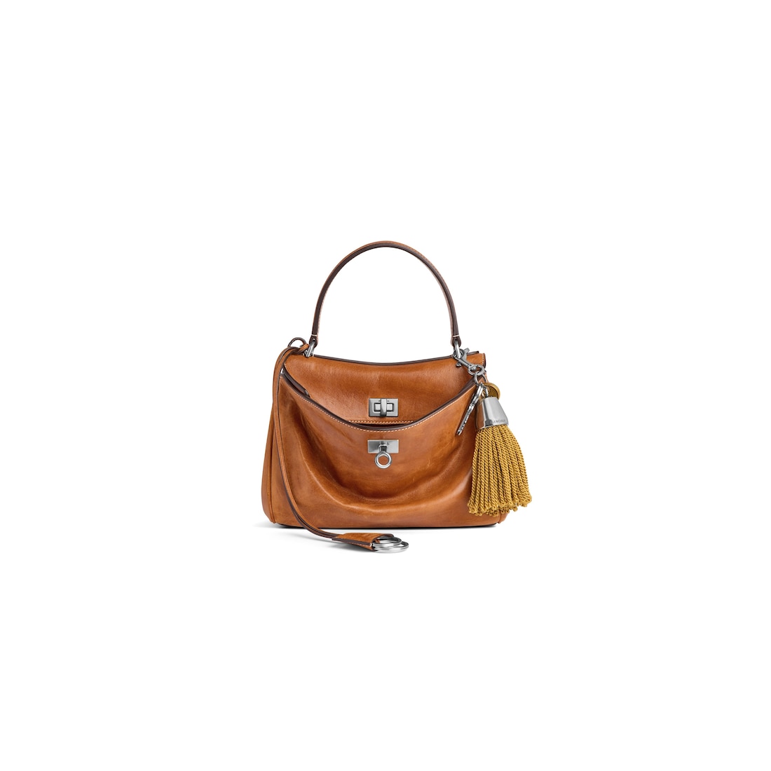 Balenciaga Minibolso De Mano Rodeo para Mujer en Tostado Estilo Cowboy Rebajas