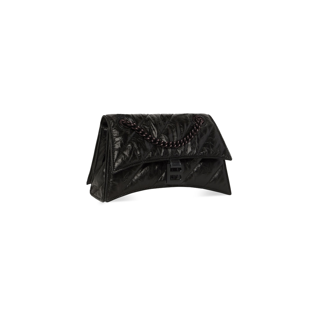 Balenciaga Bolso Pequeño Con Cadena Crush Acolchado para Mujer en Negro Los más vendidos