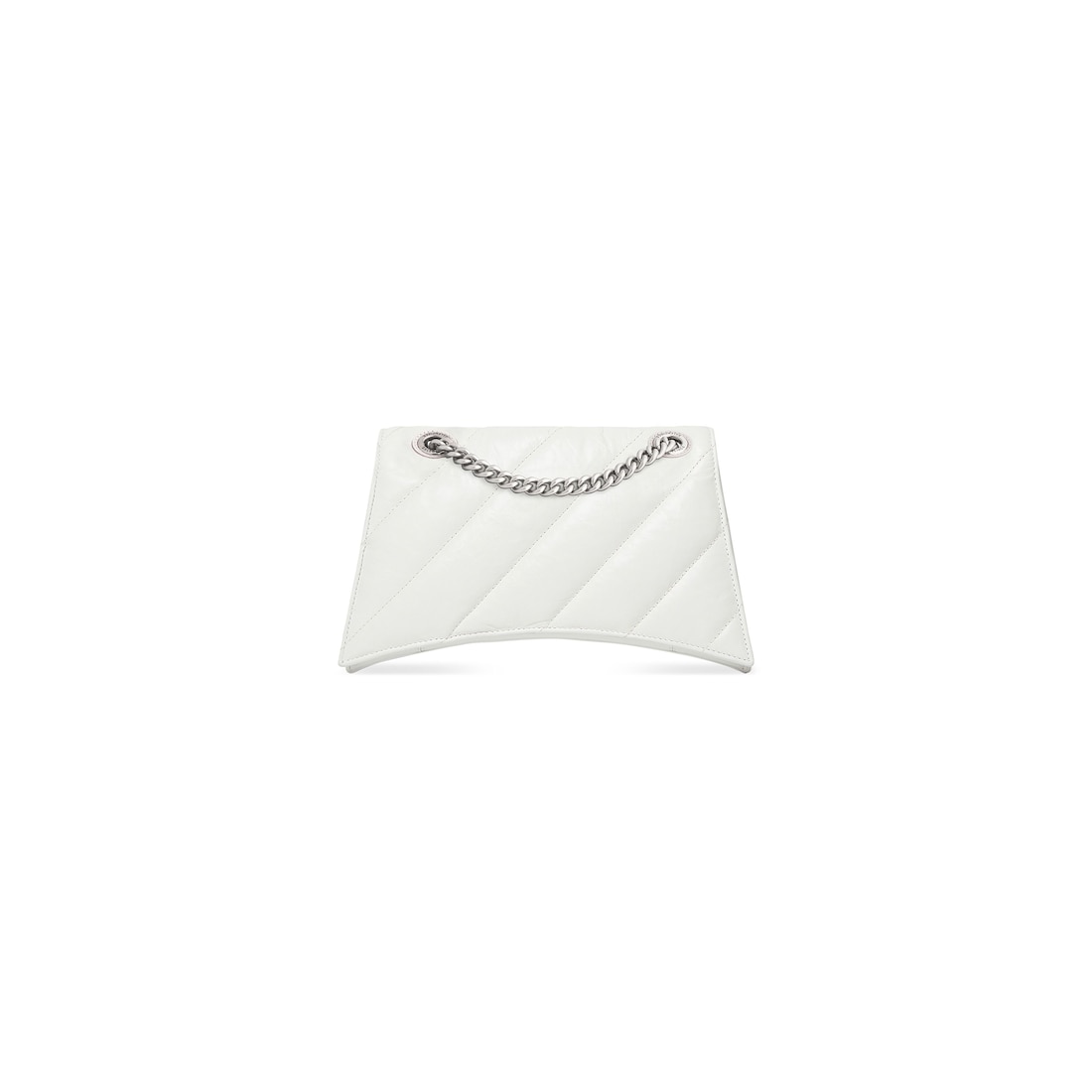 Balenciaga Bolso Pequeño Con Cadena Crush Acolchado para Mujer en Blanco Óptico Ventas relámpago