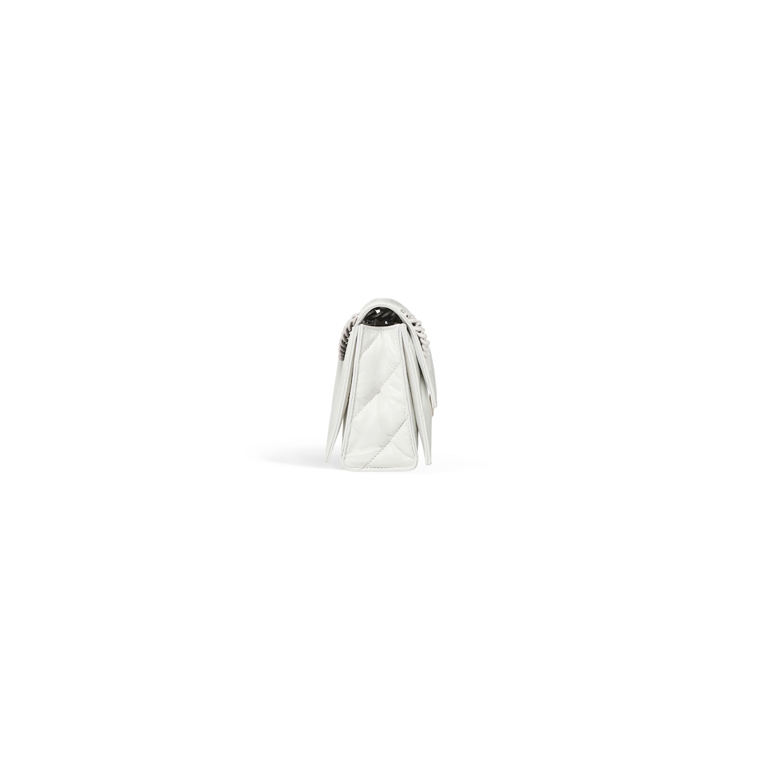 Balenciaga Bolso Pequeño Con Cadena Crush Acolchado para Mujer en Blanco Óptico Ventas relámpago