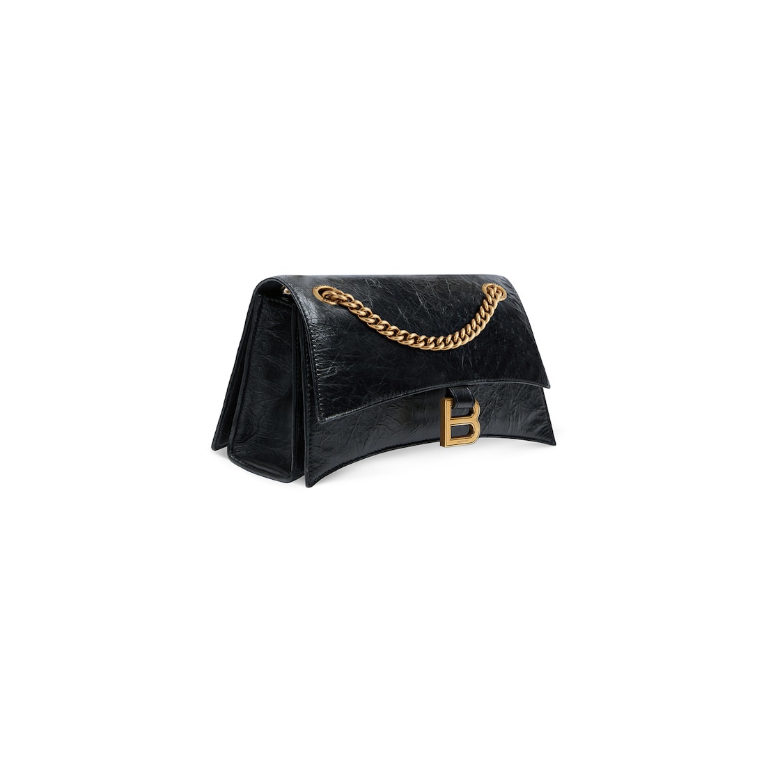 Balenciaga Bolso Con Cadena Crush Pequeño para Mujer en Negro Descuento