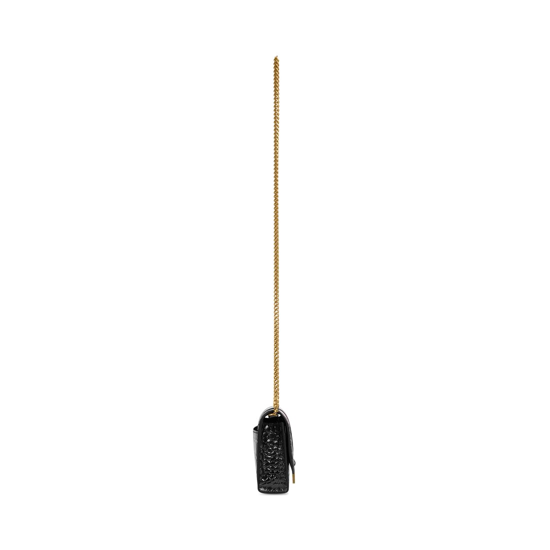 Balenciaga Cartera Con Cadena Hourglass Con Estampado De Piel De Cocodrilo para Mujer en Negro Mejor oferta