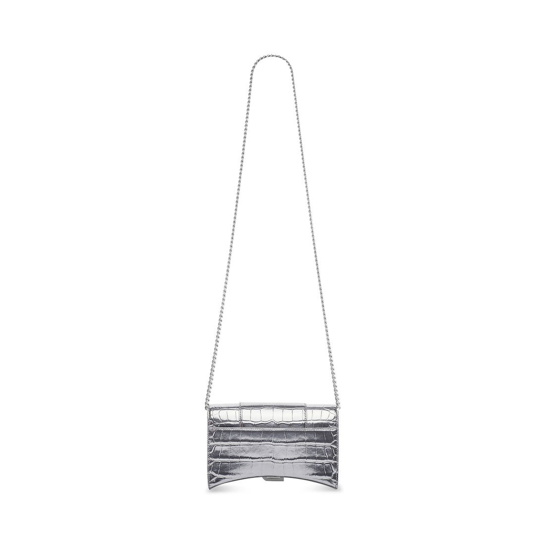 Balenciaga Cartera Con Cadena Hourglass para Mujer en Plata Rebajas online