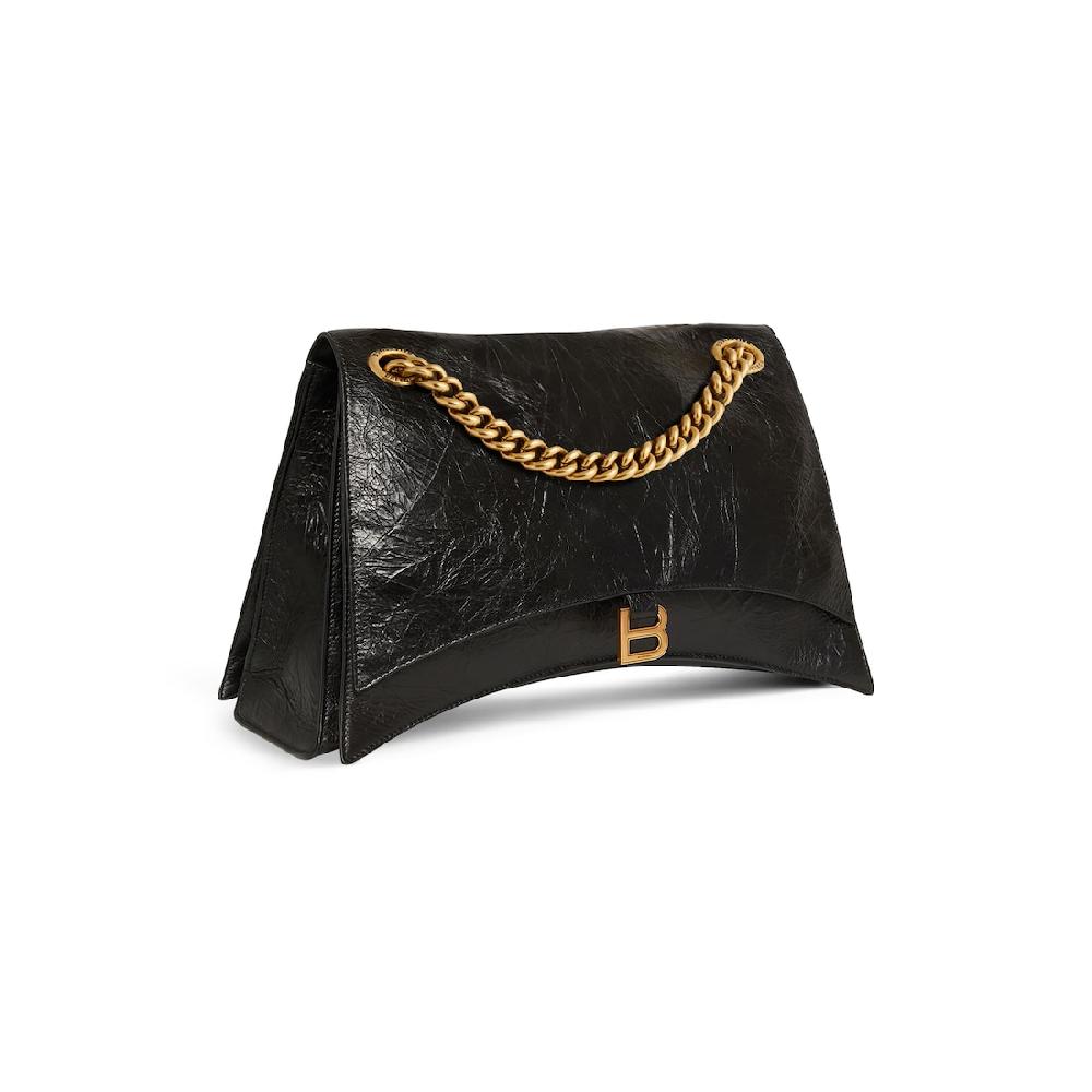 Balenciaga Bolso Grande Con Cadena Crush para Mujer en Negro Rebajas top