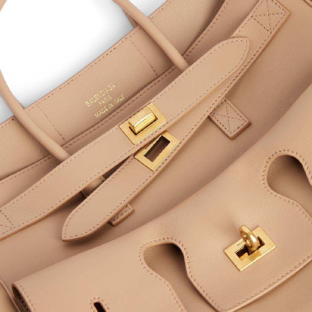 Balenciaga Bolso Carry All Bel Air Pequeño para Mujer en Café Con Leche COMPRAR AHORA