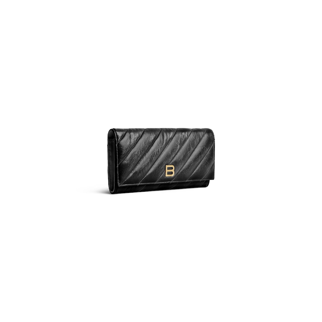 Balenciaga Cartera Con Cadena Crush Acolchada para Mujer en Negro Últimos 2 días