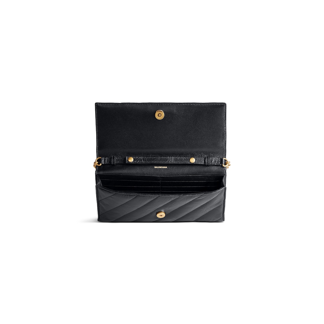 Balenciaga Cartera Con Cadena Crush Acolchada para Mujer en Negro Últimos 2 días