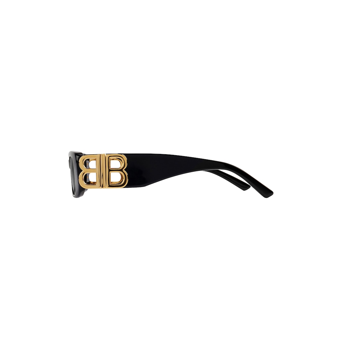 Balenciaga Gafas De Sol Dynasty Rectangle en Negro Devoluciones gratuitas