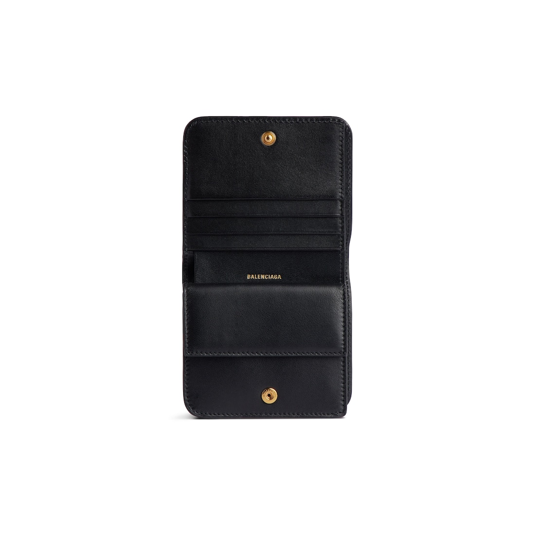Balenciaga Monedero Y Tarjetero Con Solapa Cash 2.0 para Mujer en Negro En línea