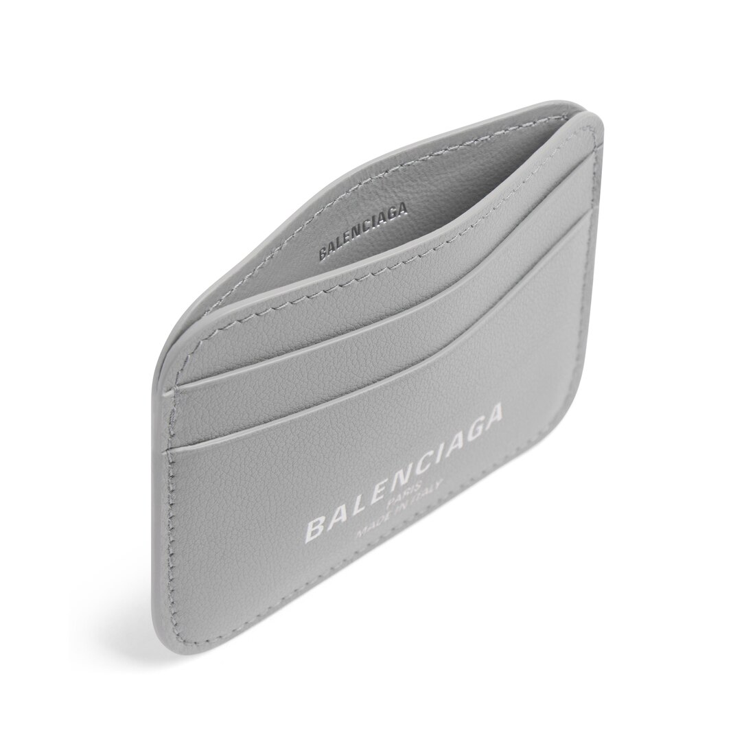 Balenciaga Tarjetero Cash 2.0 para Mujer en Gris Venta caliente
