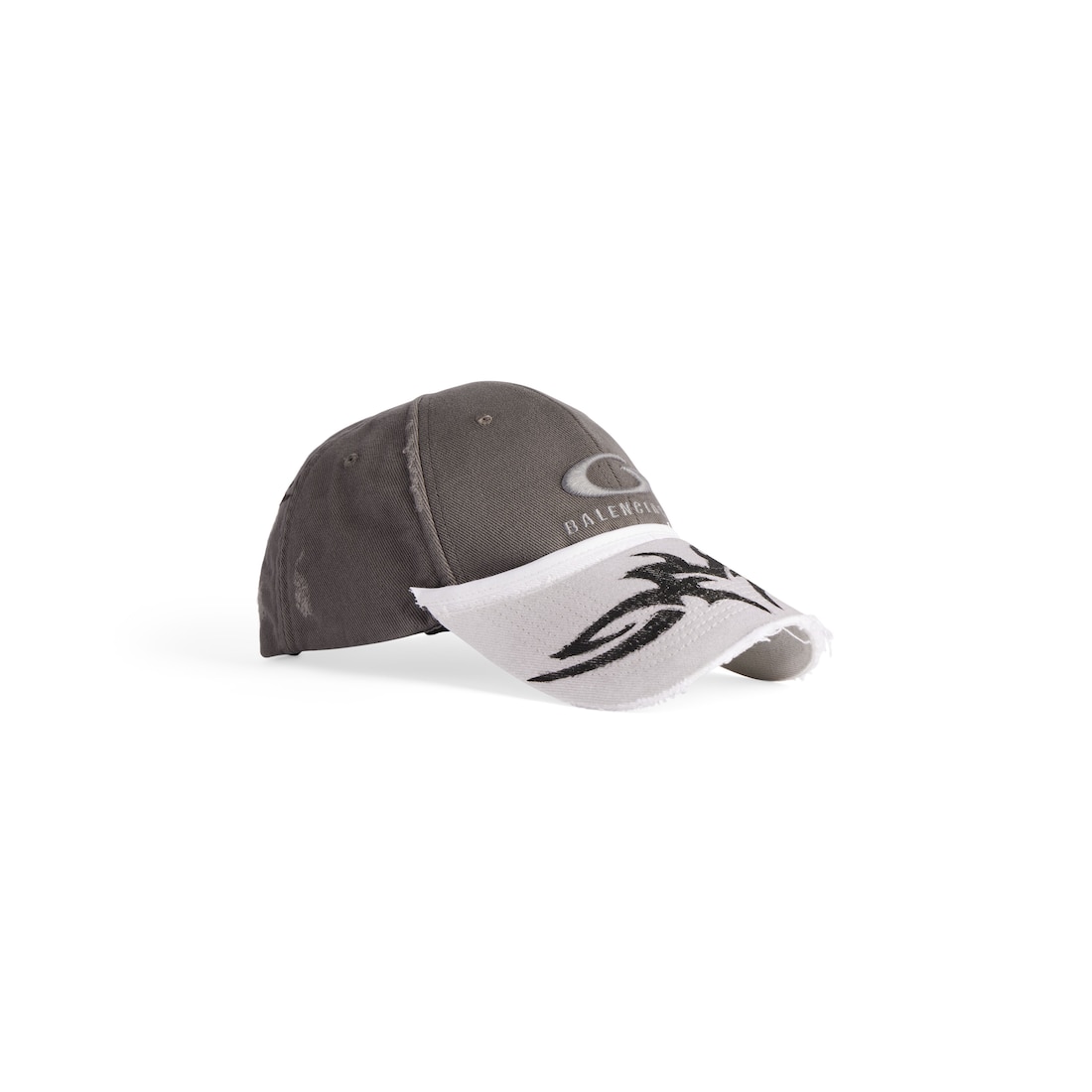 Balenciaga Gorra Con Parches En La Visera para Mujer en Gris/blanco Rebajas de fábrica