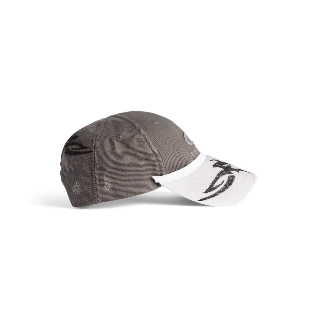 Balenciaga Gorra Con Parches En La Visera para Mujer en Gris/blanco Rebajas de fábrica