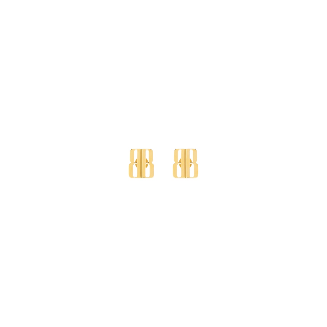 Balenciaga Pendientes De Botón Nano Xs para Mujer en Dorado