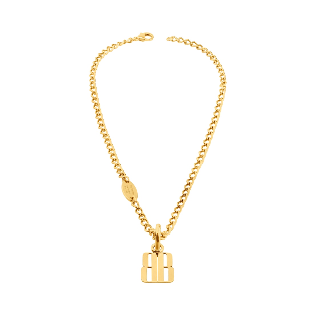 Balenciaga Collar Fino Nano en Dorado Liquidación