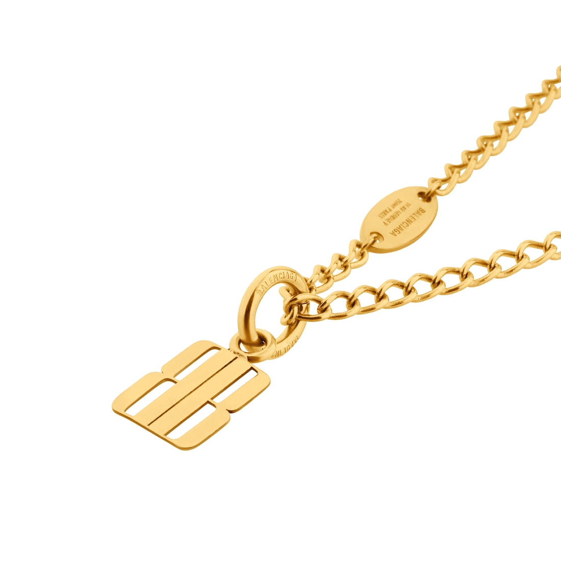 Balenciaga Collar Fino Nano en Dorado Liquidación