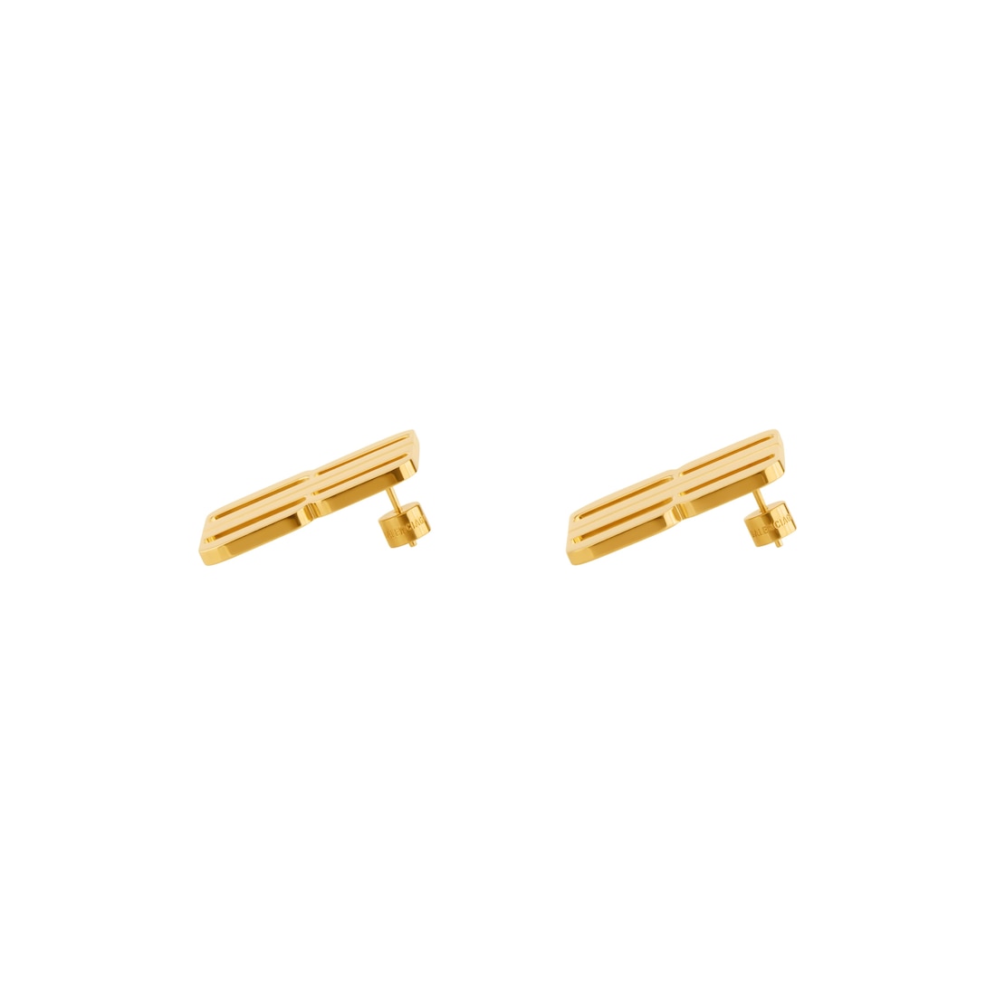 Balenciaga Pendientes De Botón Nano en Dorado Rebajas top