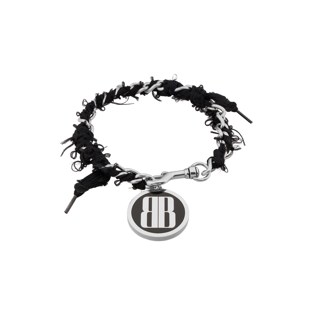 Balenciaga Choker Nano Lace para Mujer en Plateado Antiguo/negro