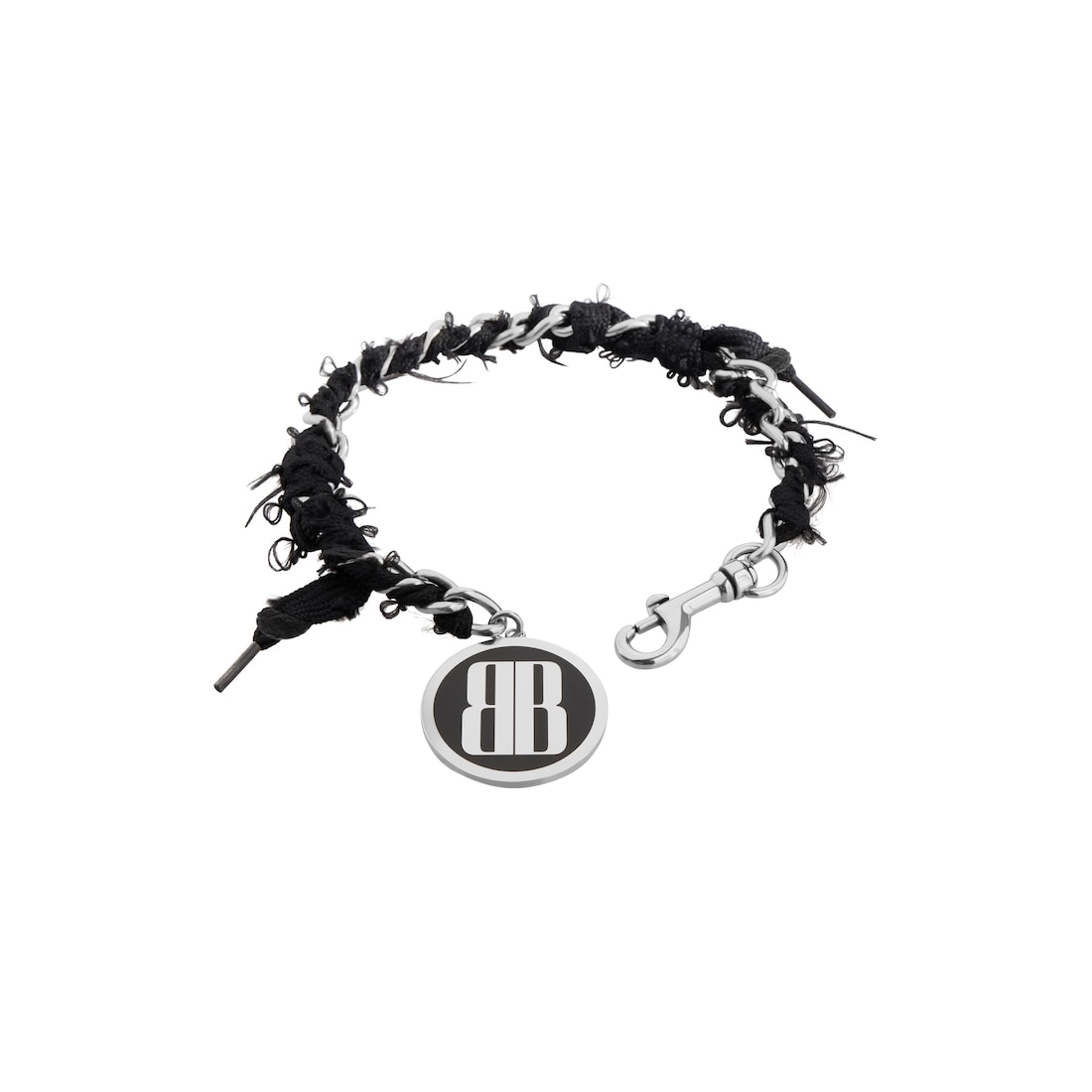 Balenciaga Choker Nano Lace para Mujer en Plateado Antiguo/negro Envío gratis