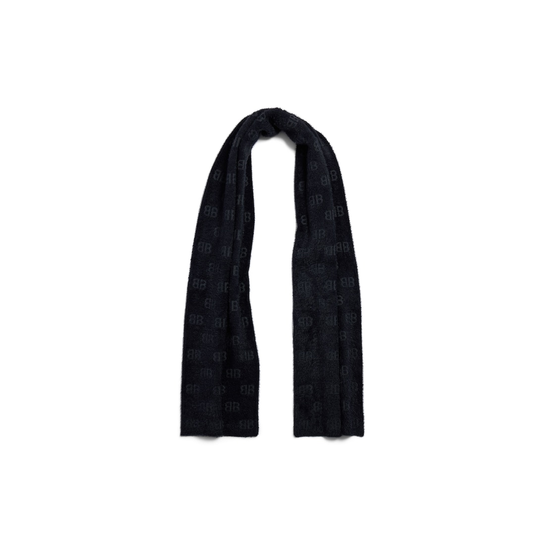 Balenciaga Bufanda Furry para Mujer en Negro Precio de fábrica