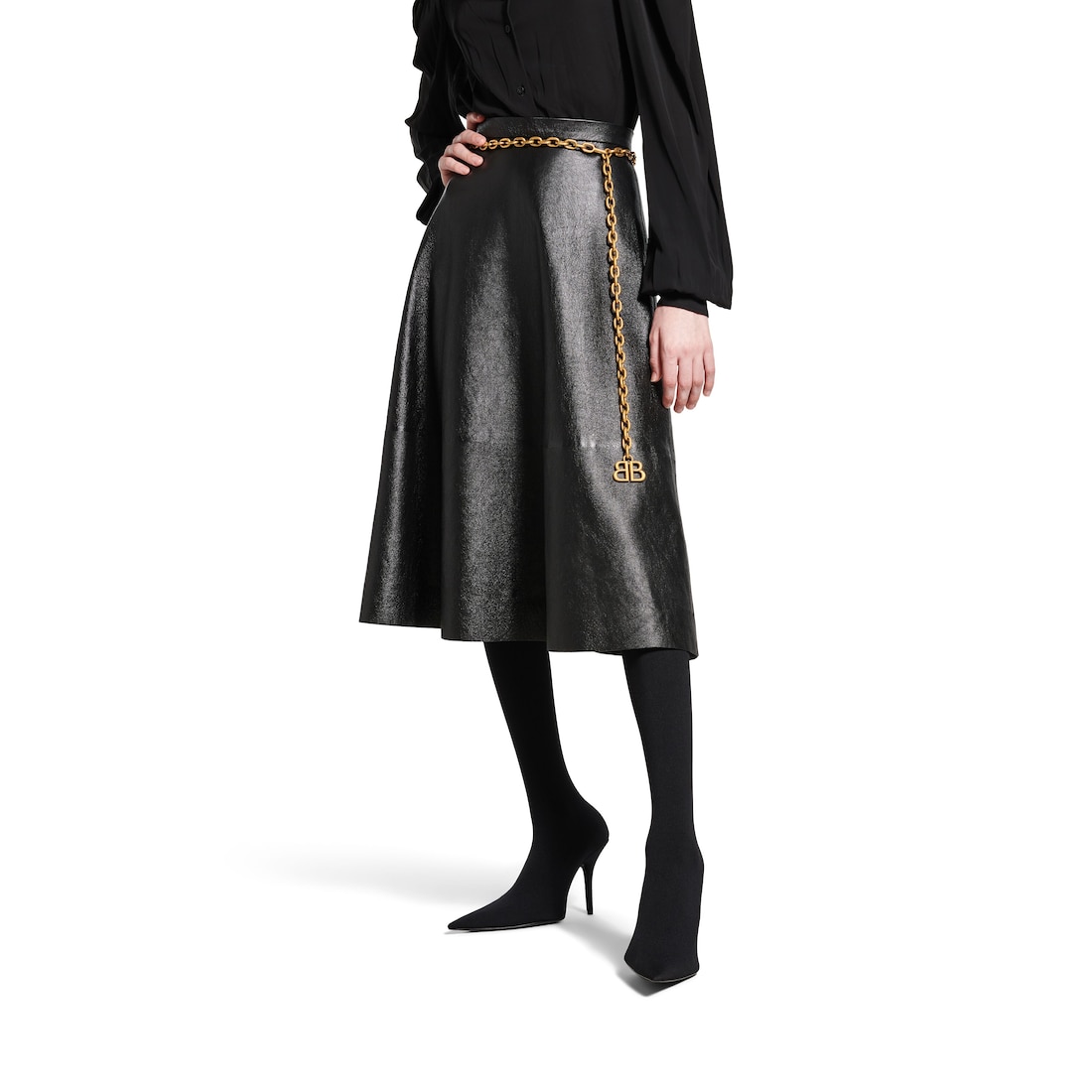 Balenciaga Cinturón De Cadena Monaco para Mujer en Dorado Precios de Black Friday