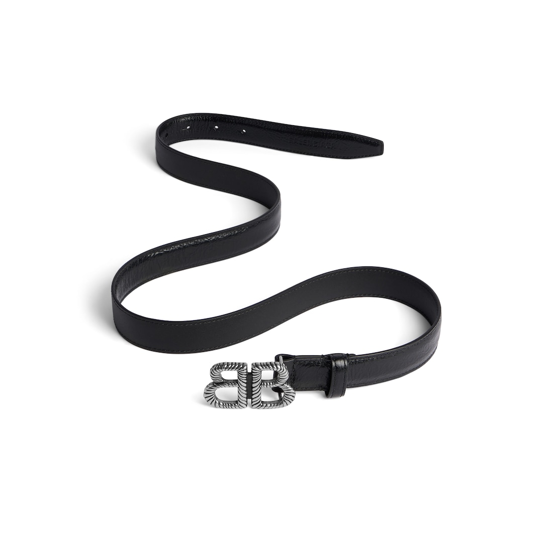 Balenciaga Cinturón Monaco Twist para Mujer en Negro Libre de impuestos