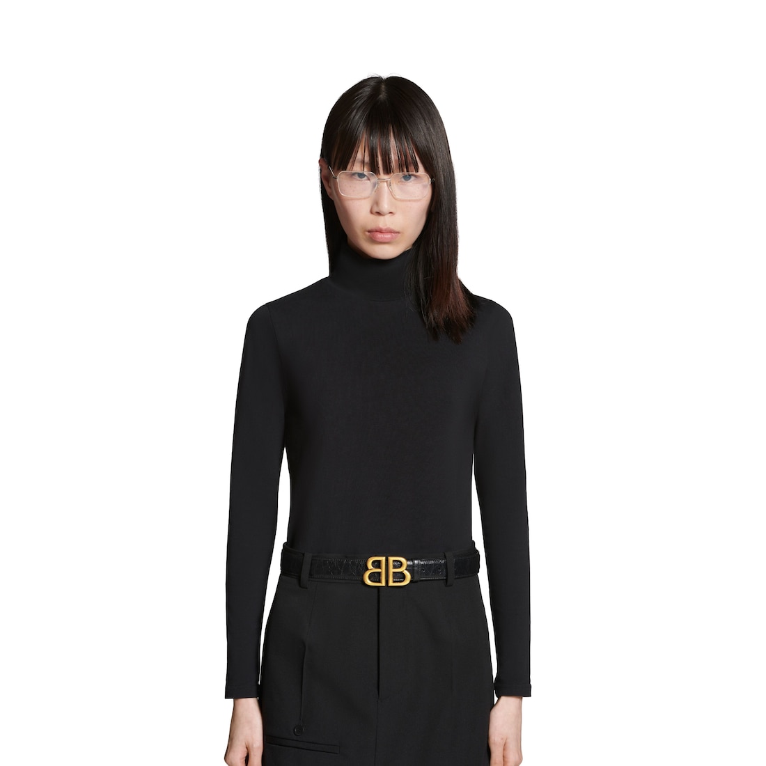Balenciaga Cinturón Monaco para Mujer en Negro Descuentos del mes